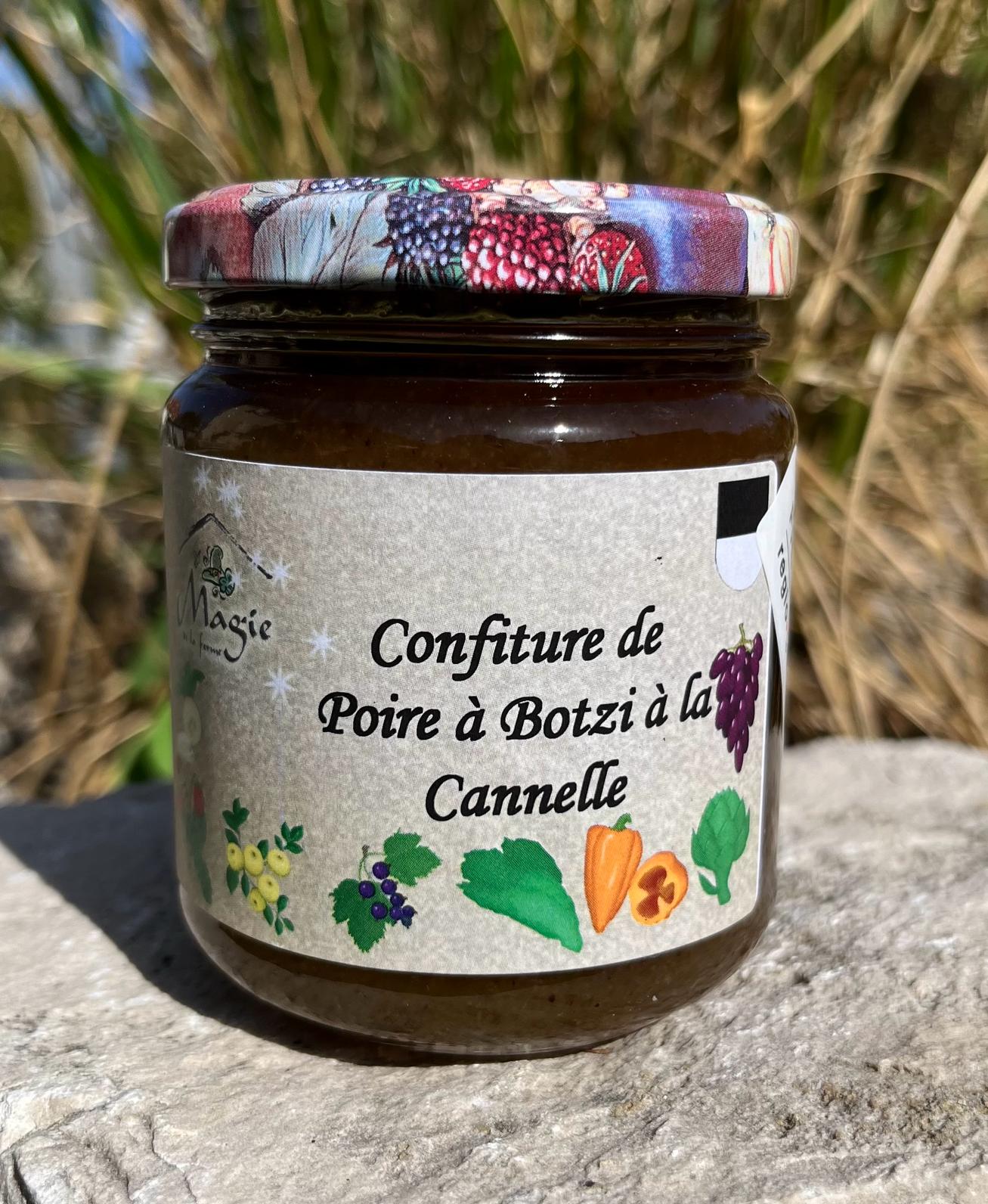 Confiture de poire à Botzi à la cannelle