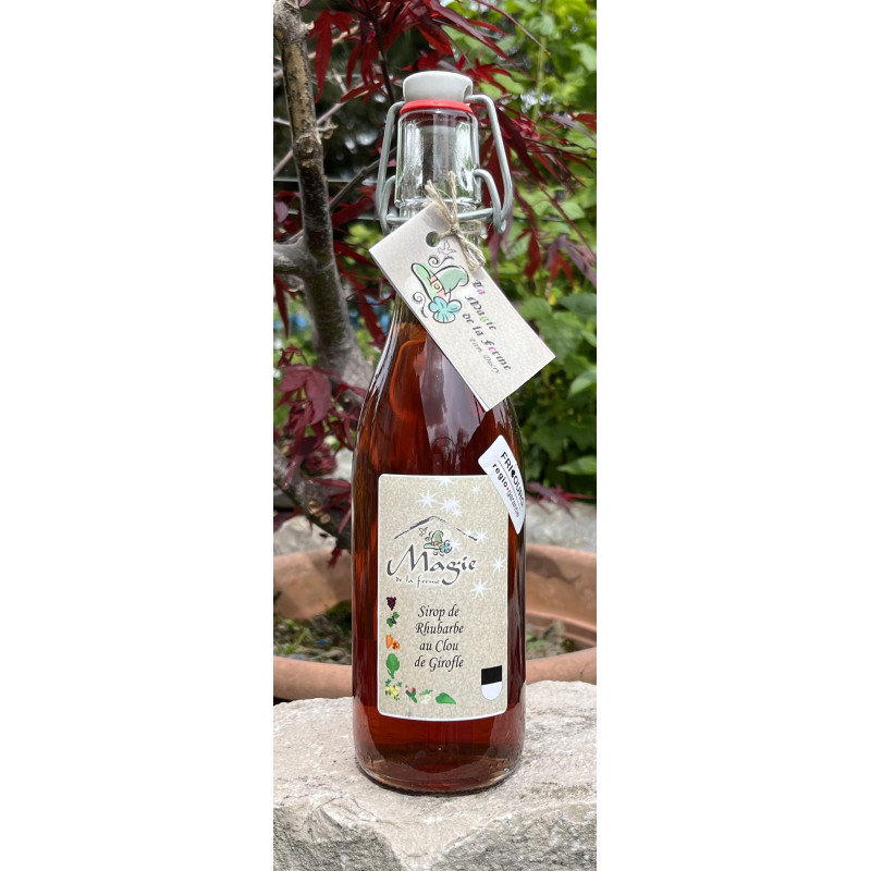 Sirop de rhubarbe et clou de girofle